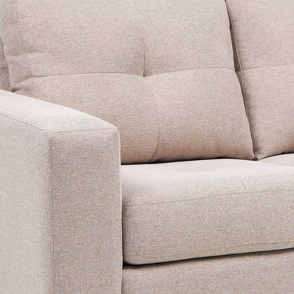 Sofá Lara 2 Cuerpos Color Crudo-5