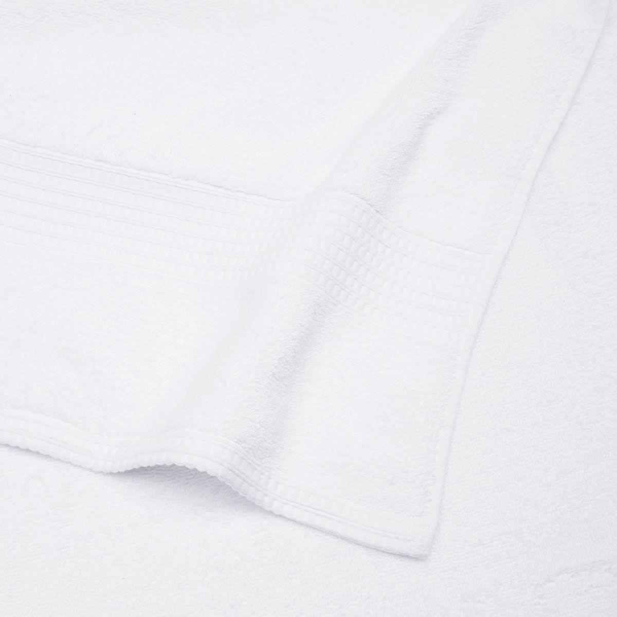 Toalla de Baño Lisa Basic 500 Gramos Blanco-2