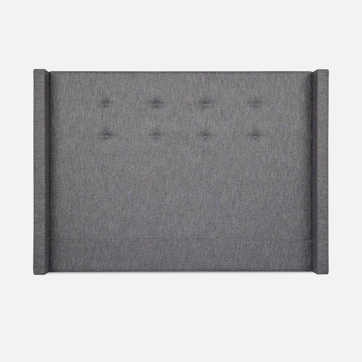 Respaldo Brickell Tela Charcoal King-0