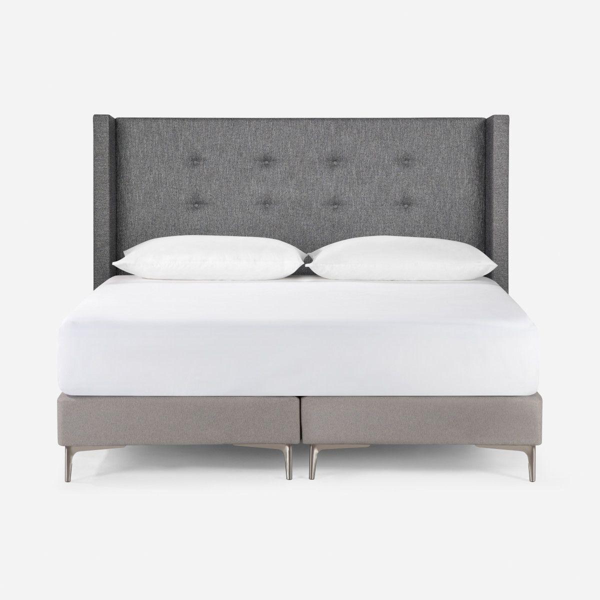 Respaldo Brickell Tela Charcoal King-3