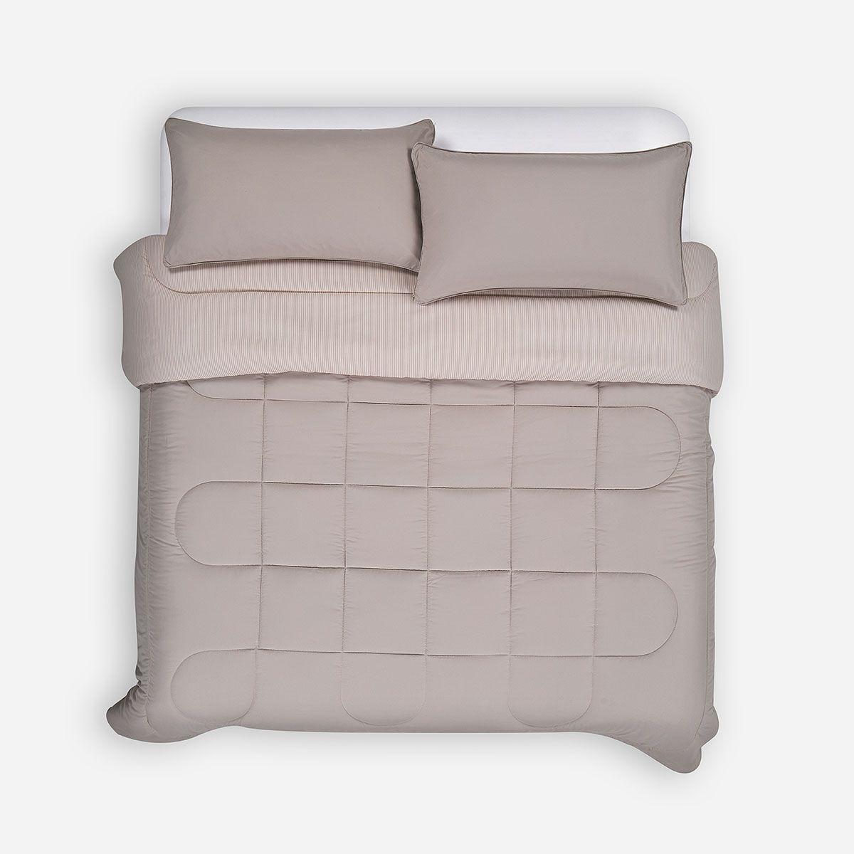 Plumón Bicolor Lines Reversible Arena King-0