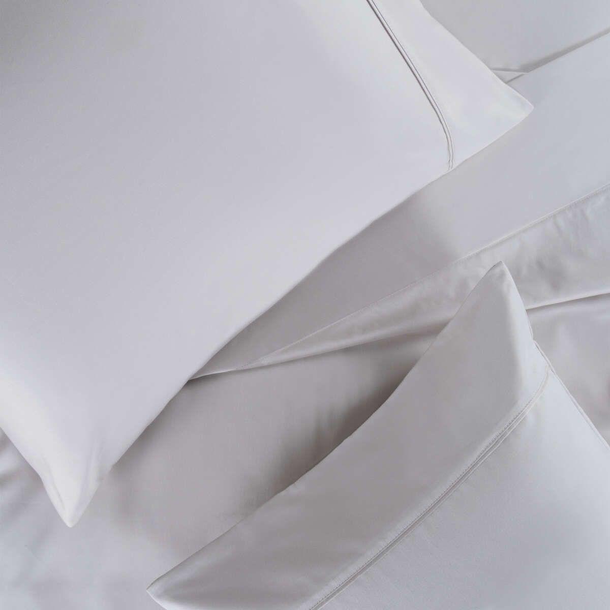 Sábana de 800 Hilos Algodón Lisa Natural 2 Plazas-1