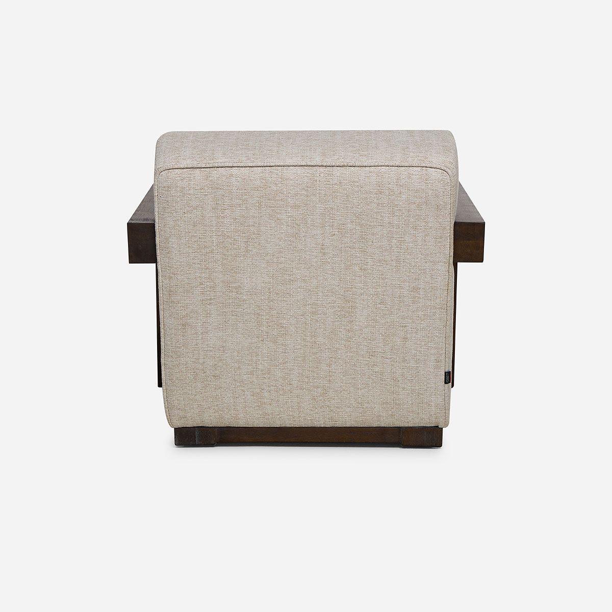 Poltrona Rosen Ebony Tela Beige-6