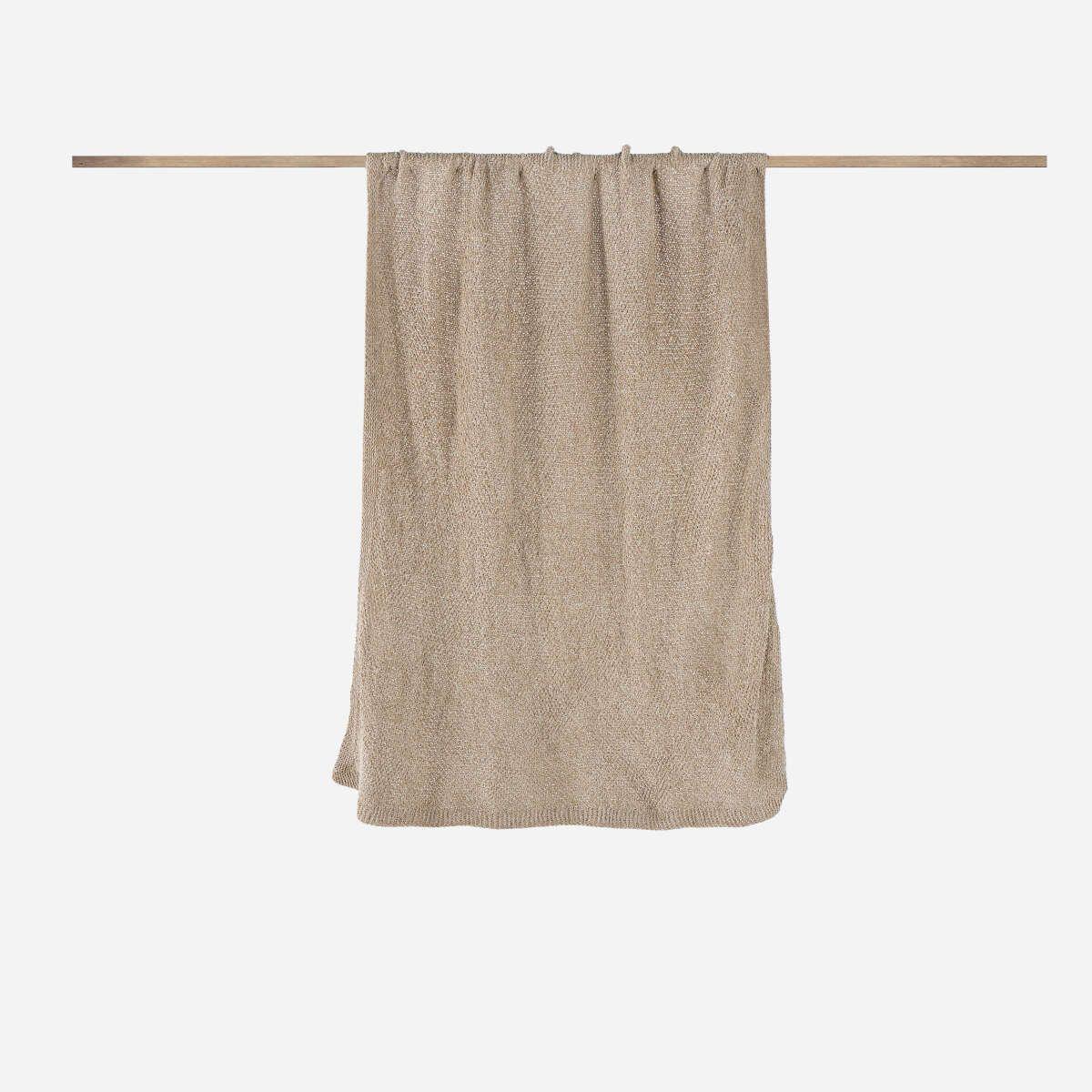 Manta Chenille 130 x 170 cm Beige-2