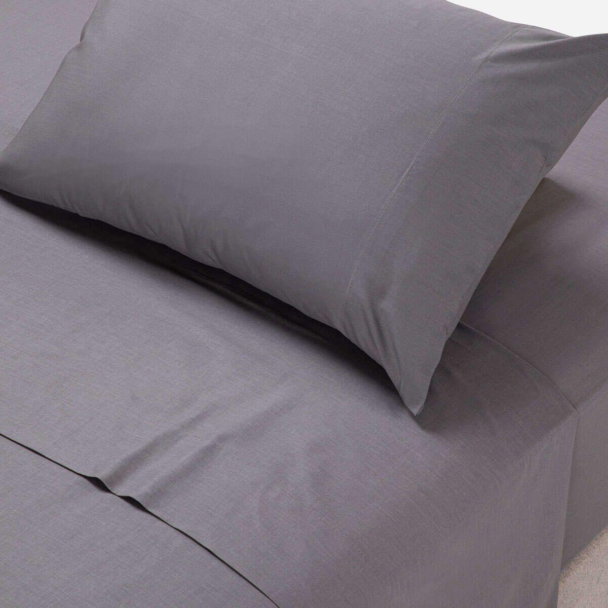 Sábana 144 Hilos Lisa Grafito 1 Plaza-2