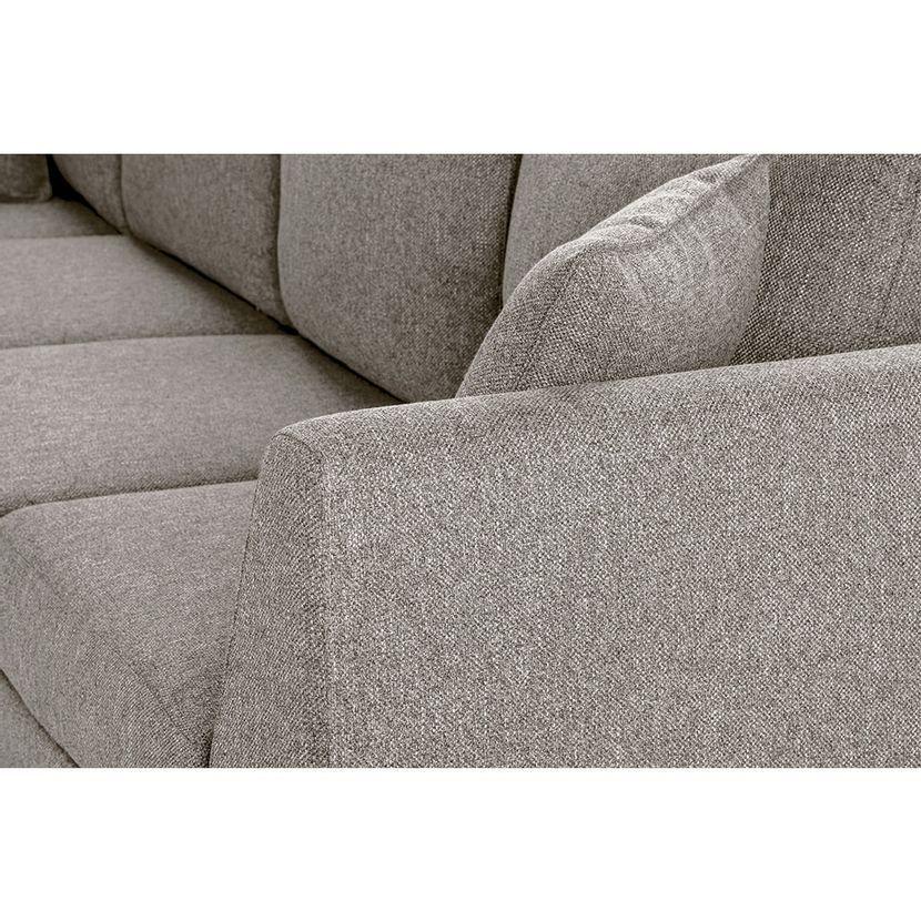 Sofá Seccional Rosen Carter Izquierdo Tela Ceniza-5