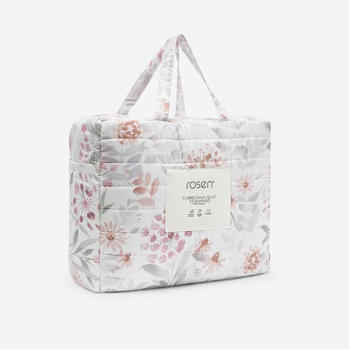 Quilt Estampado Roseus 2 Plazas-4