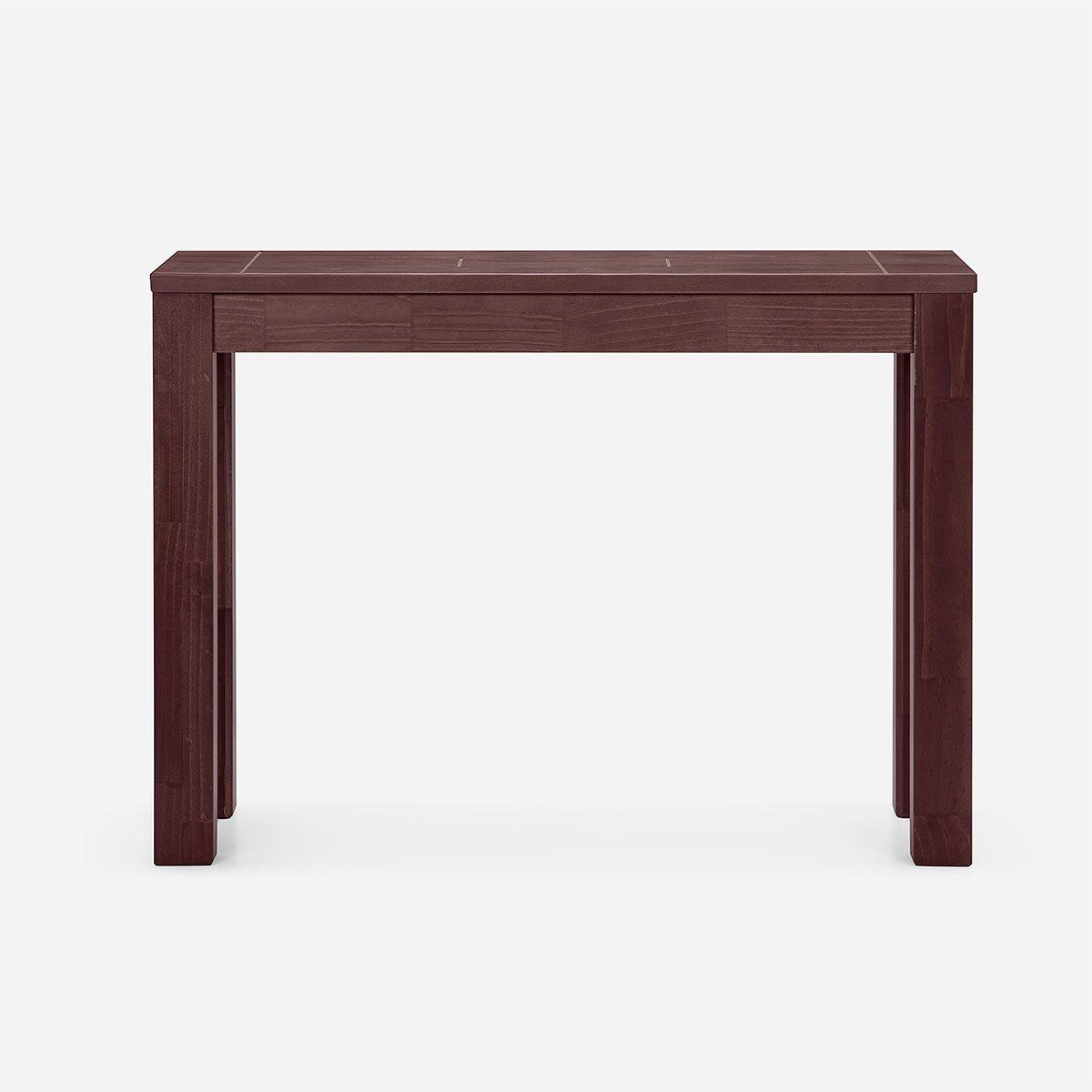 Mesa Arrimo Rosen New Sapelly 110 x 40 cm Marrón-1