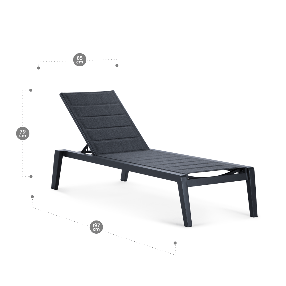 Reposera Rosen Impostu Aluminio Negra-4