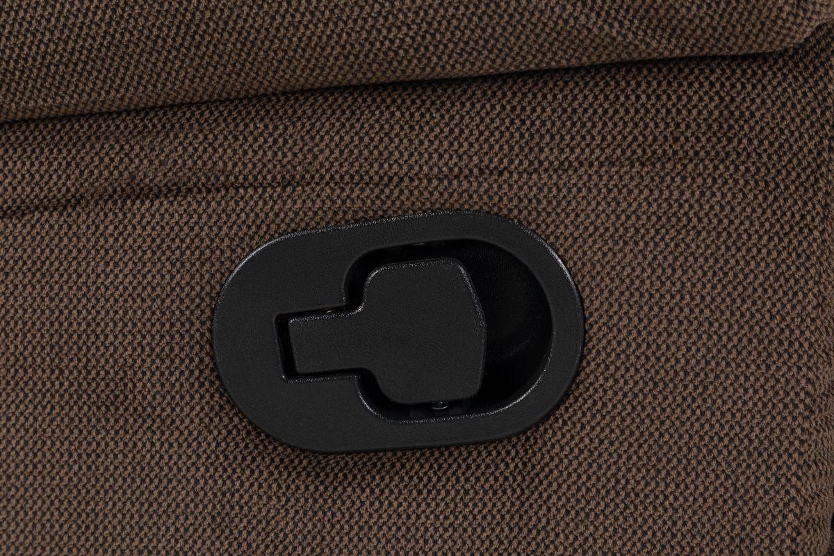 Sofá Reclinable Rosen Jarrie 3 Cuerpos Chex Manual Tela Café-10