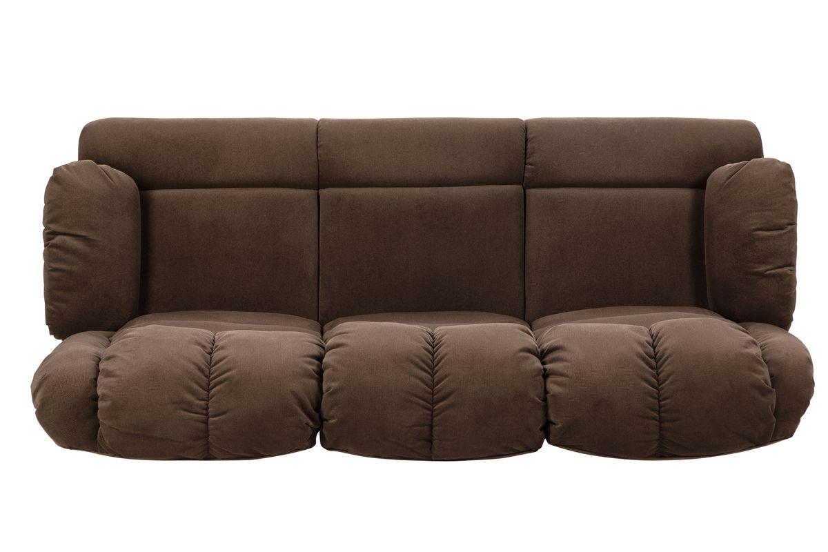 Sofá Reclinable Rosen Jarrie 3 Cuerpos Chex Manual Tela Café-8
