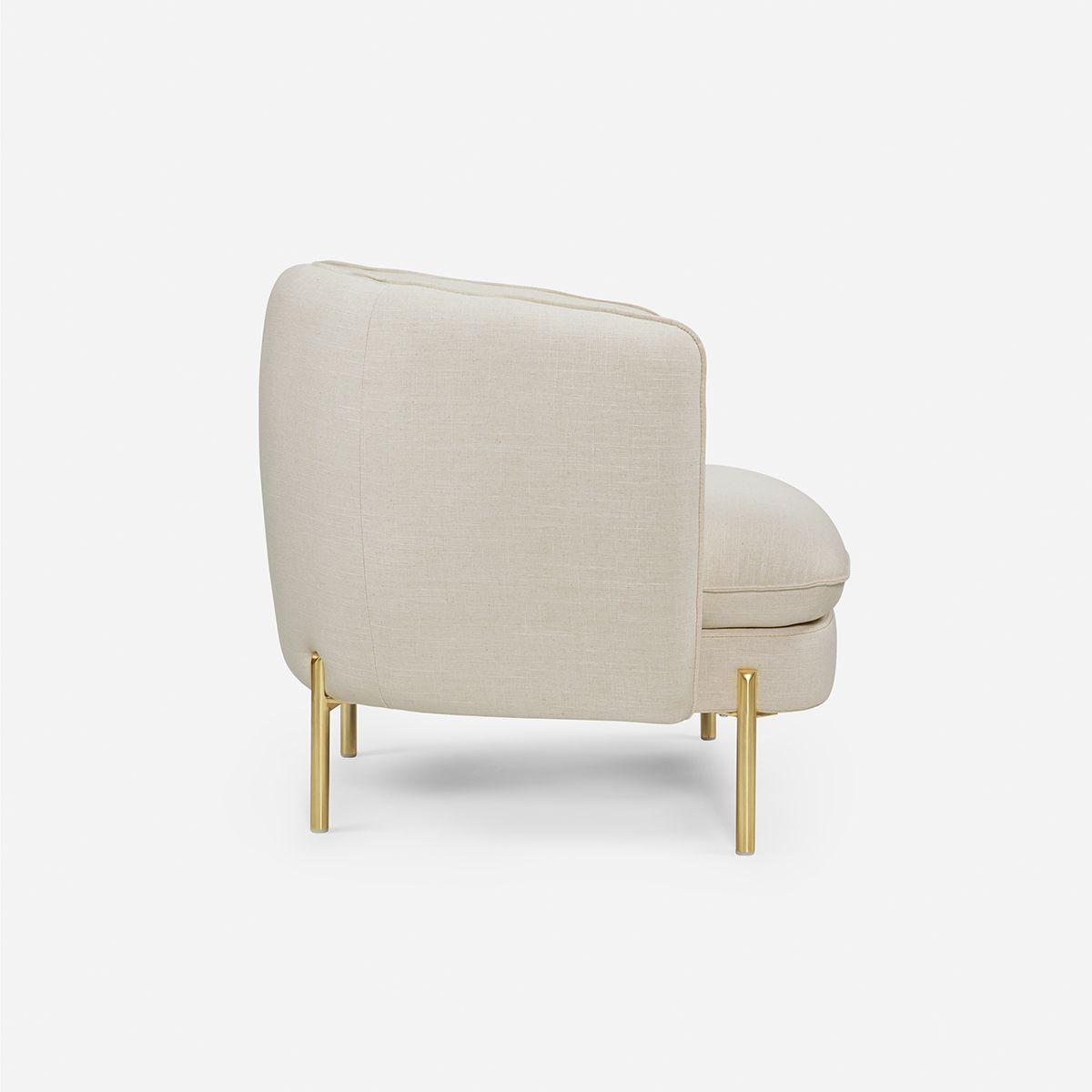 Poltrona Rosen Linz Tela Marfil-3