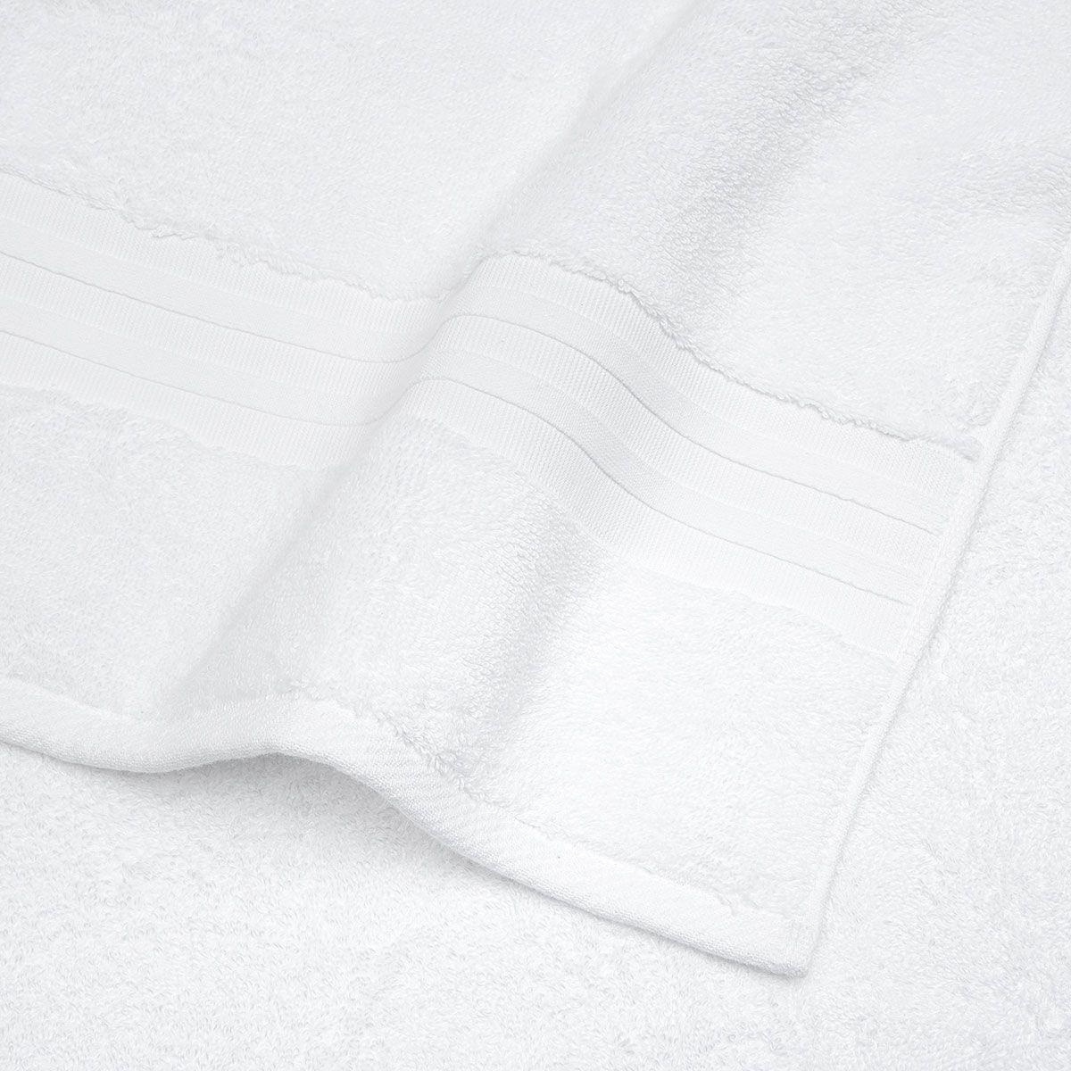 Toalla de Baño Lisa Basic 700 Gramos Blanco-2