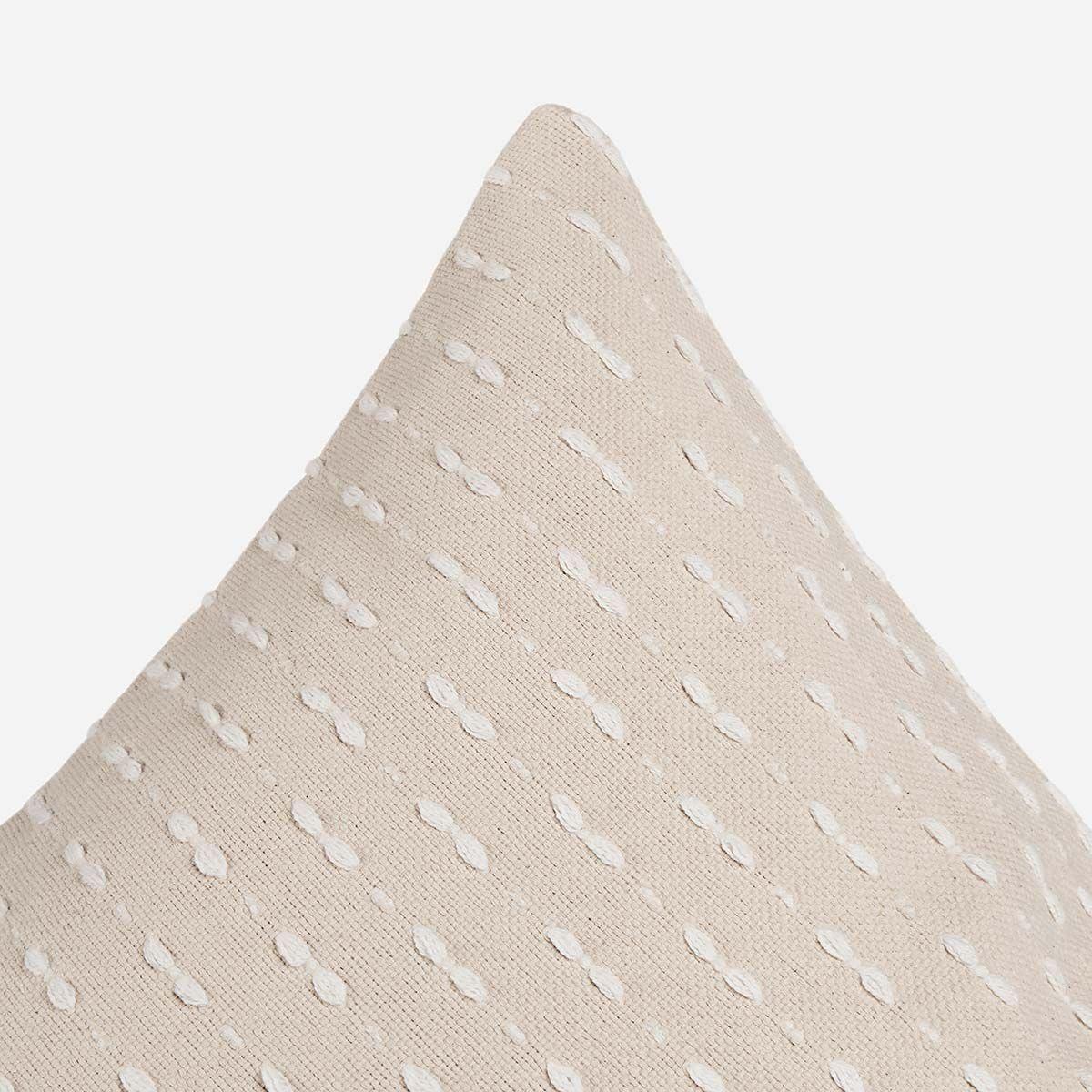 Funda de Cojín Bordado Gunnar 50 x 50 cm Beige-2