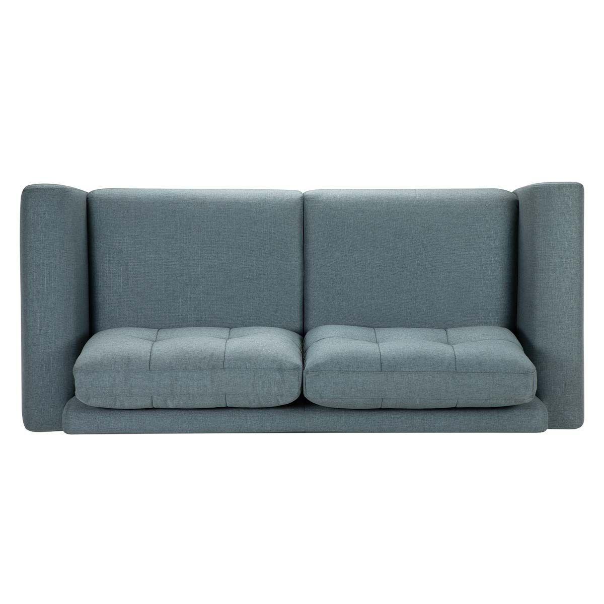 Sofá Rosen Biada 3 Cuerpos Tela Azul-5