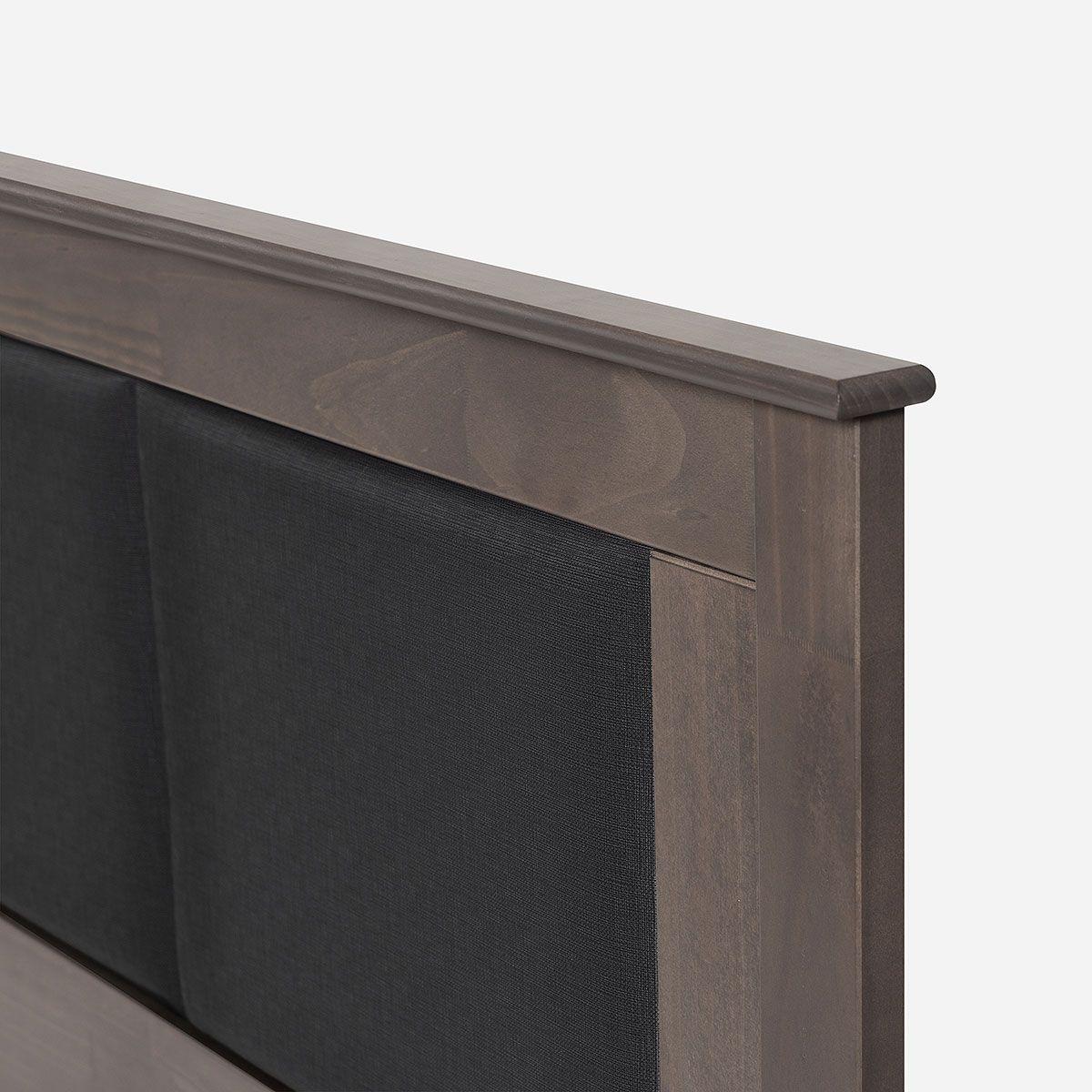 Cama Europea Pratta 2 Plazas BN Pata Madera+ Respaldo Rachel-4