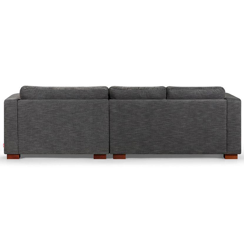 Sofá Seccional Rosen Copeland Derecho Tela Grafito-4