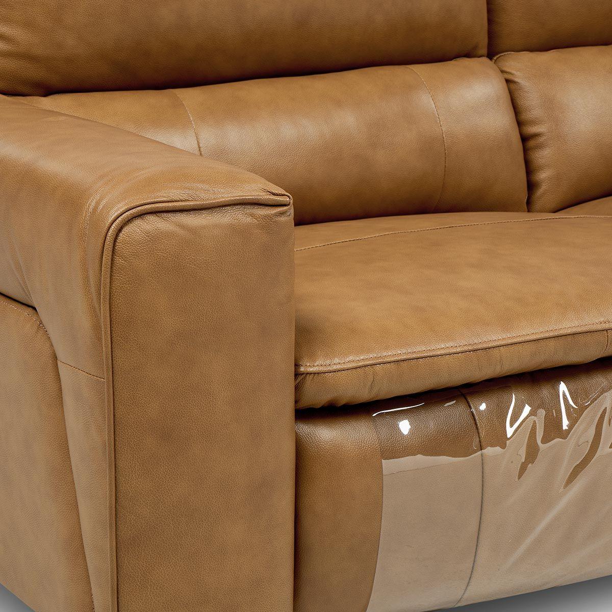 Sofá Reclinable Jensen Eléctrico Derecho Cuero Whiskey-7