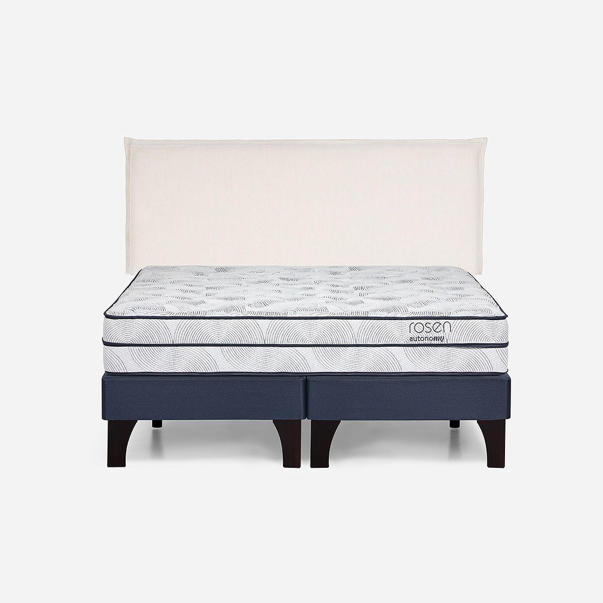Cama Autonomy Sky 2 Plazas Madera + Respaldo Maura-0