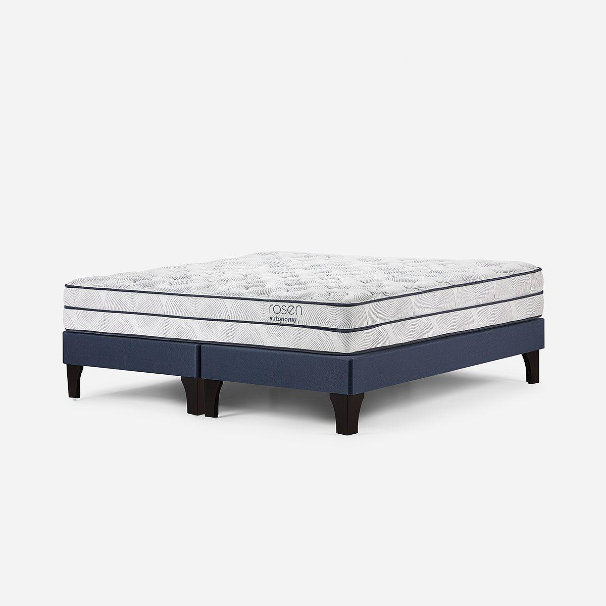 Cama Autonomy Sky 2 Plazas Madera + Respaldo Maura-1