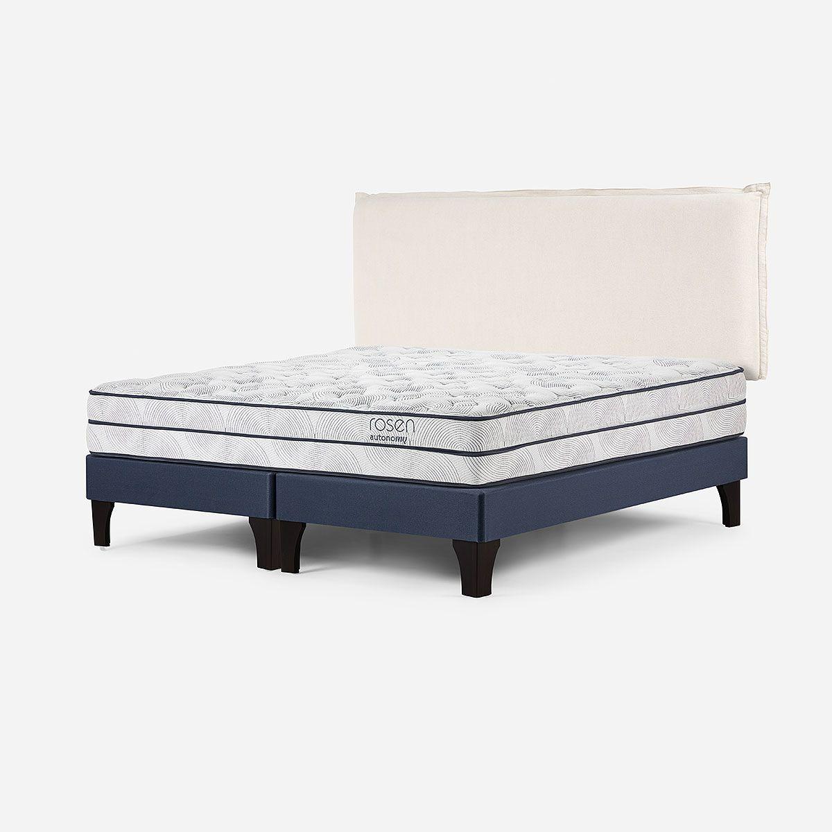 Cama Autonomy Sky 2 Plazas Madera + Respaldo Maura-5