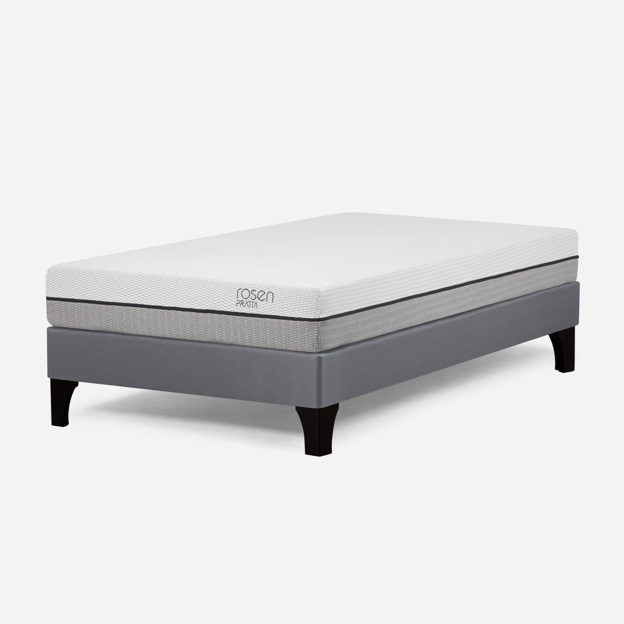 Cama Europea Pratta 1,5 Plazas 105x200 cm+Almohada F. Light-3