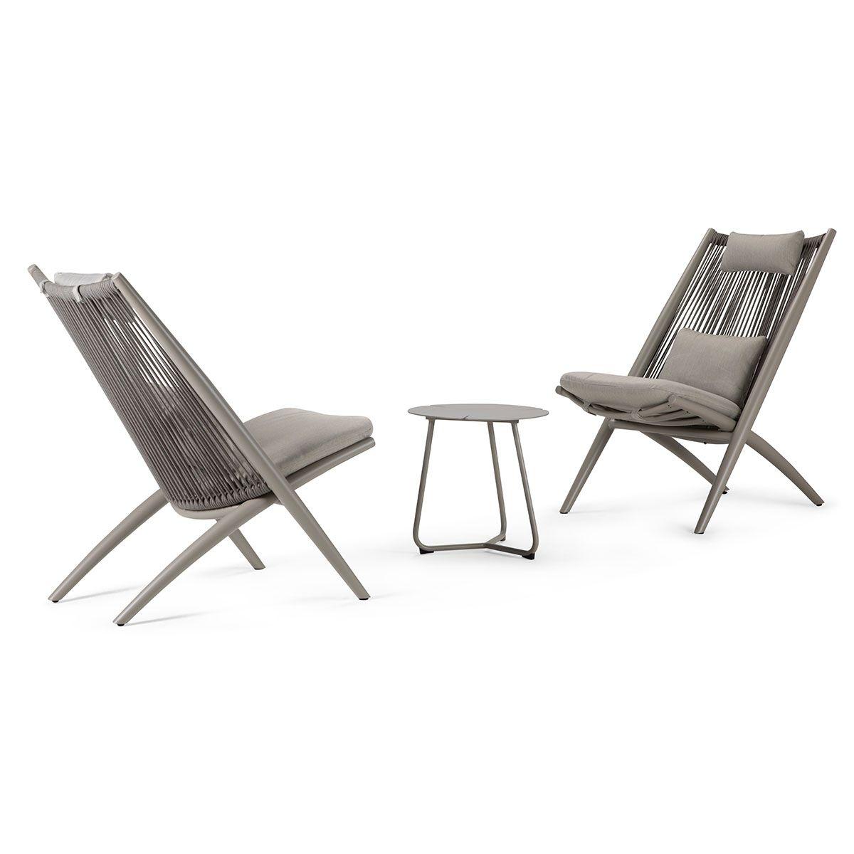 Set Balcón de Terraza Rosen Lumbarda 3 Piezas Taupe-2
