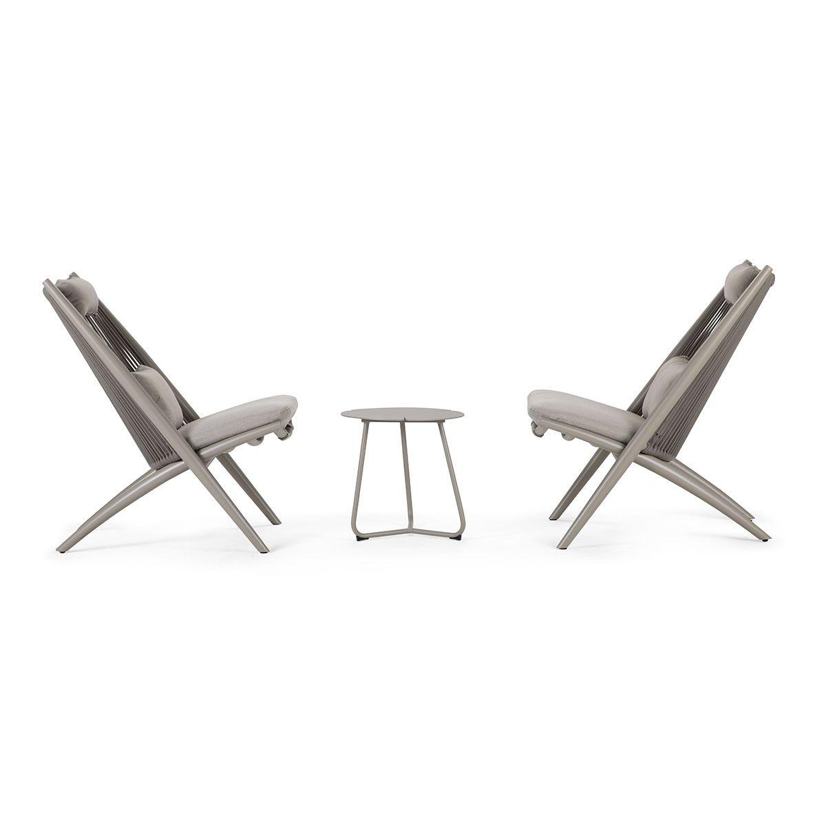 Set Balcón de Terraza Rosen Lumbarda 3 Piezas Taupe-3
