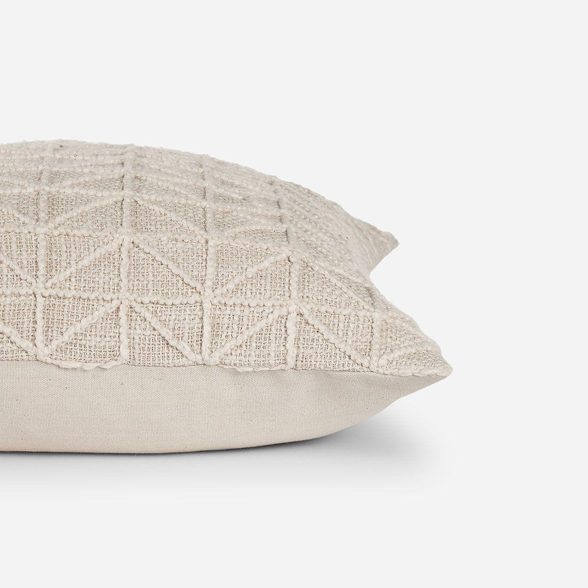 Funda de Cojín Algodón Paisley 50 x 50 cm Beige-1