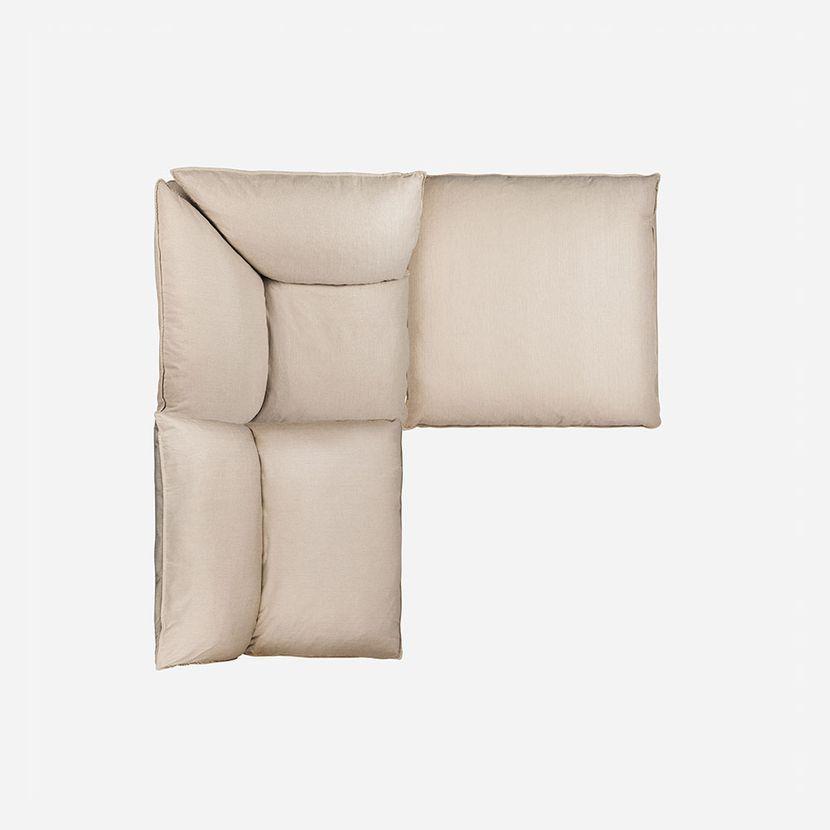 Sofá Seccional Rosen Shanklin Izquierdo 3 Piezas Tela Beige-4