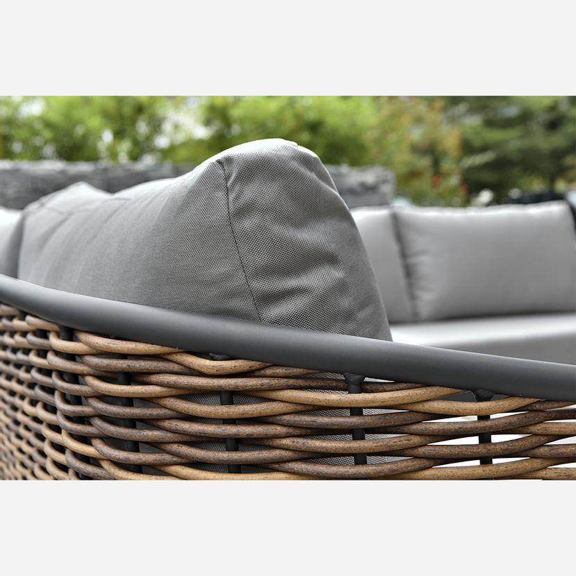 Quitasol Rosen Fibra Vidrio Cuadrado 3X4X8 con Pedestal Café-13