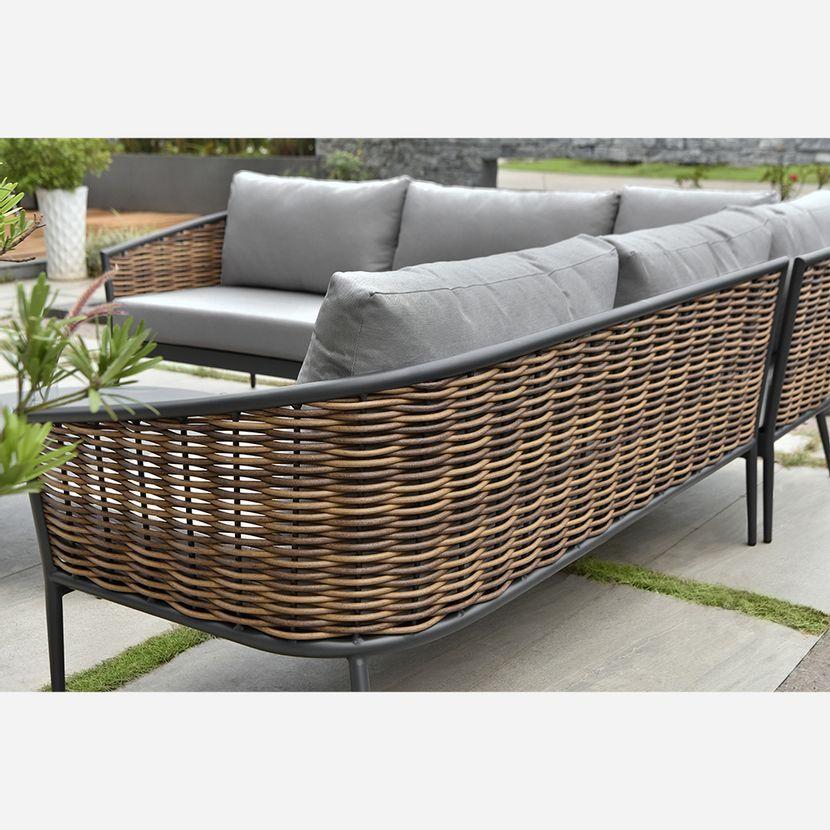 Quitasol Rosen Fibra Vidrio Cuadrado 3X4X8 con Pedestal Café-14