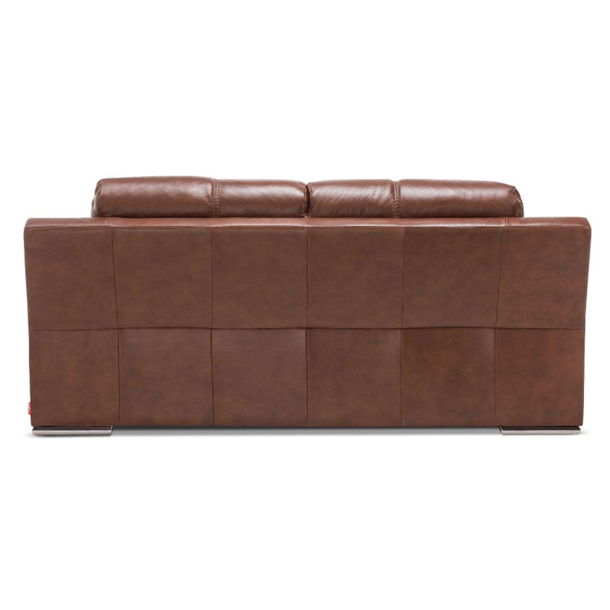 Sofá Rosen 5037 2 Cuerpos Cuero Caramelo-4