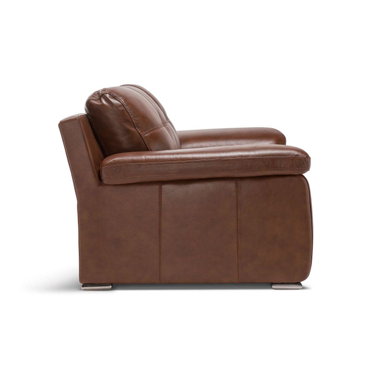 Sofá Rosen 5037 2 Cuerpos Cuero Caramelo-6
