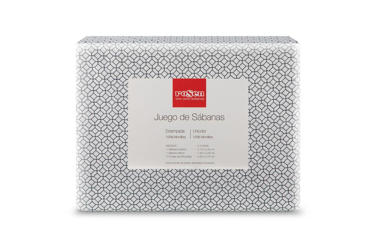 Sábana Rosen Microfibra Estampada Fred 2 Plazas-2