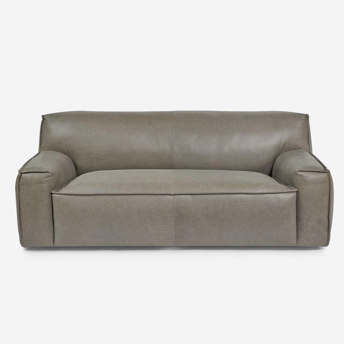 Sofá Rosen Hamar 3,5 Cuerpos Cuero Stone-0