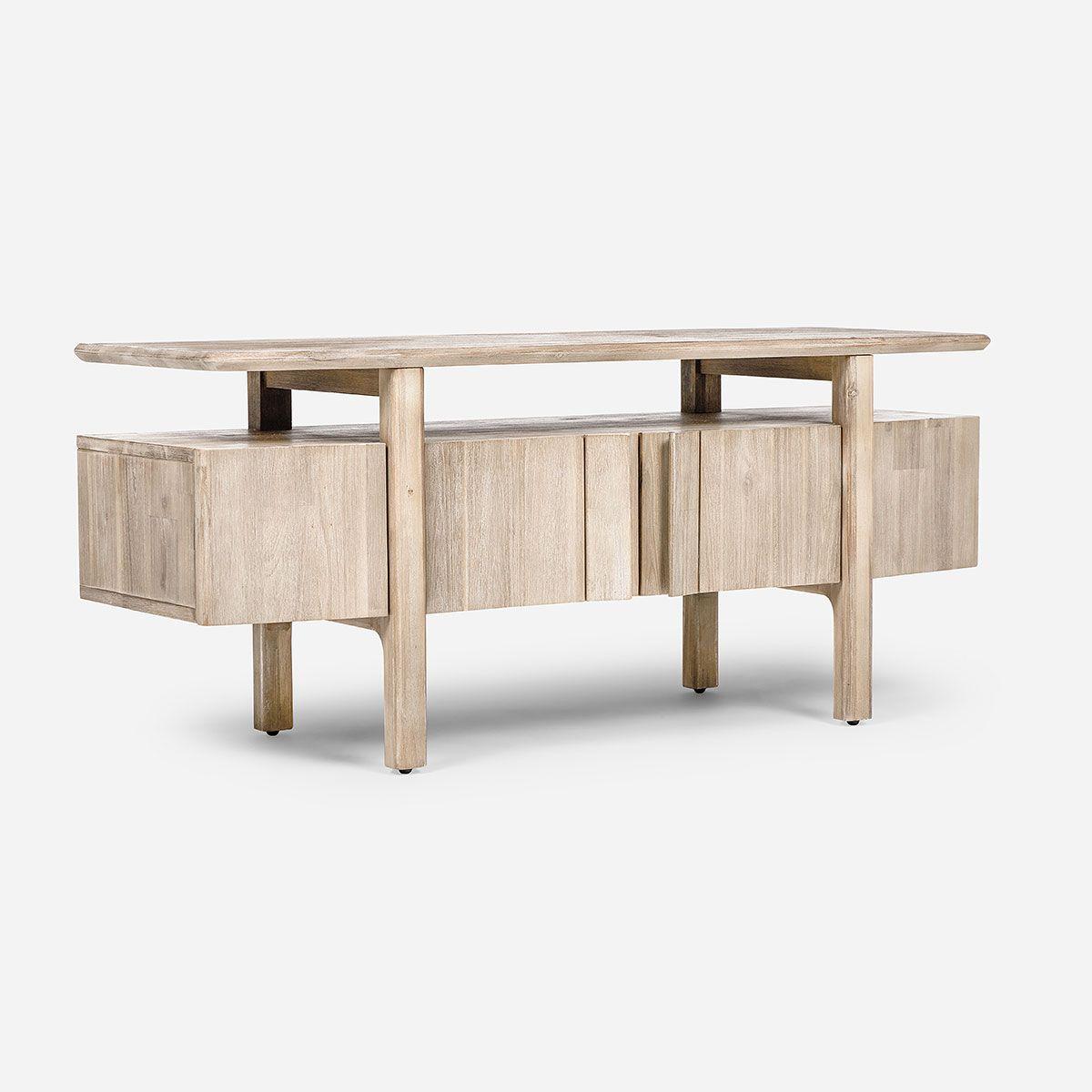 Mesa de Tv Sukeva 130 x 45 cm Natural-0