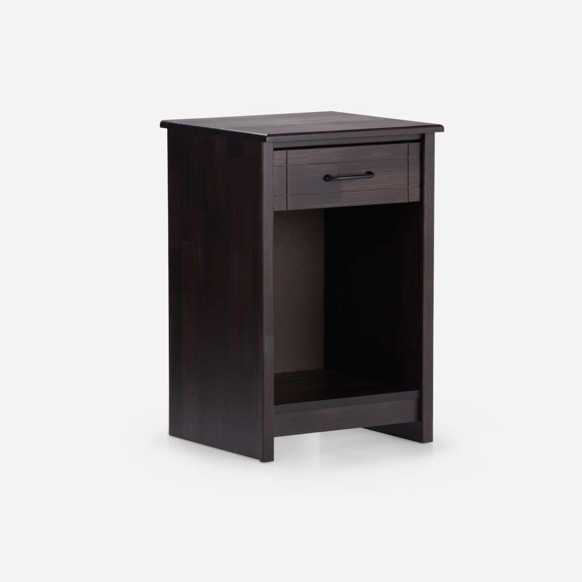 Cama Pratta 1 Plaza Pata Madera + Muebles Robin Chocolate-4