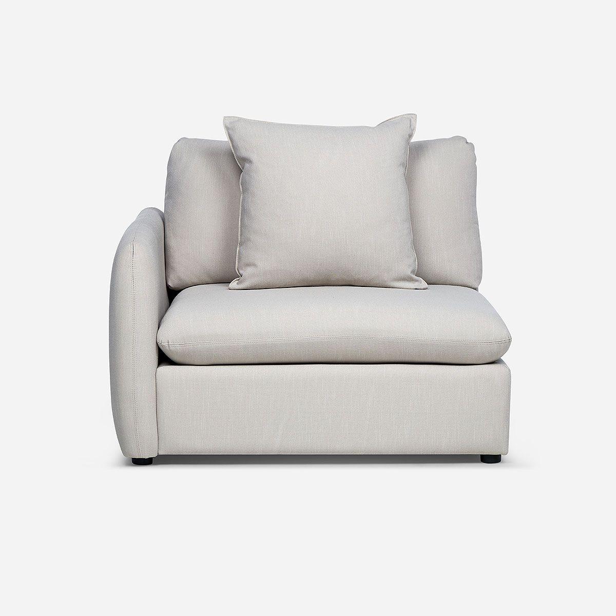 Butaca Zagreb Izquierdo Tela Beige-1