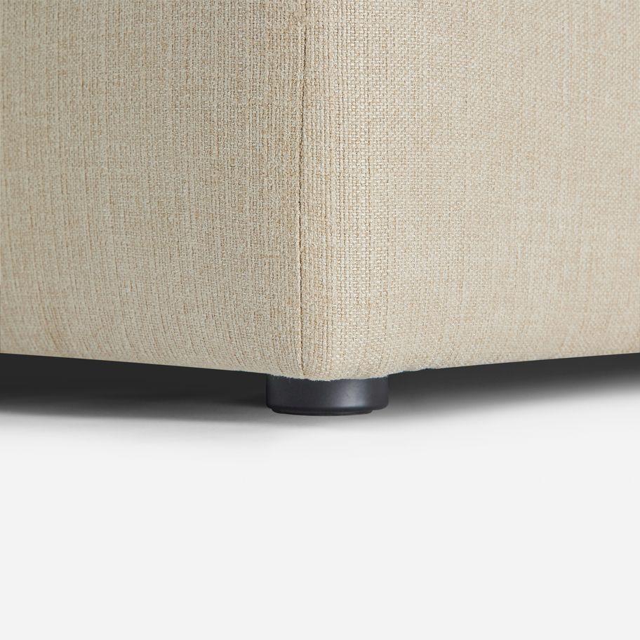 Sofá Modular Rosen Shanklin 2 Esquineros+1 Butaca Tela Beige-6