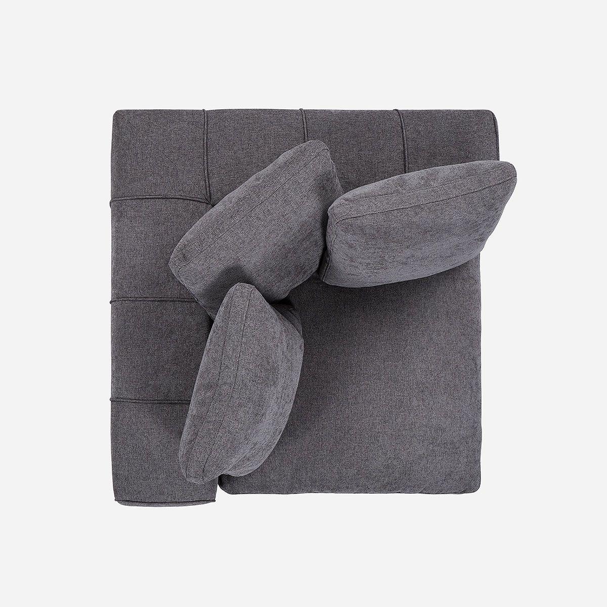 Esquinero Dornie Tela Gris-2