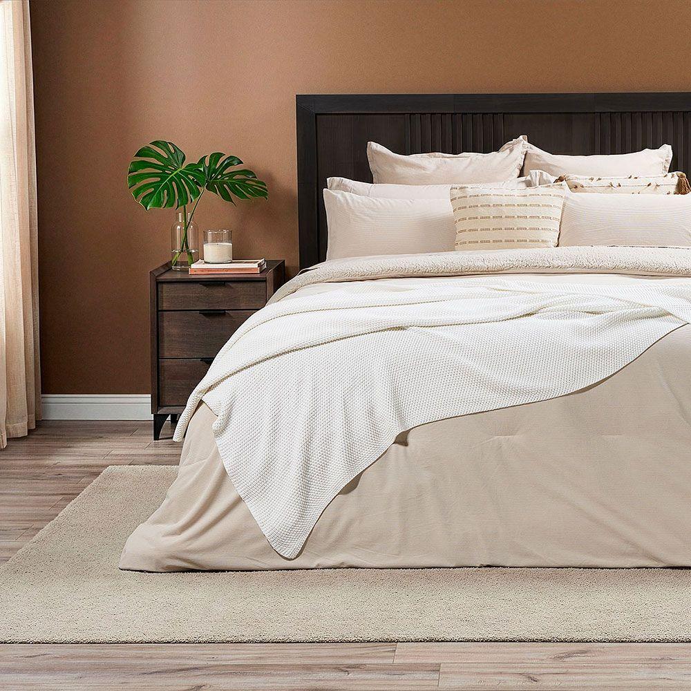 Plumón Alaska Sherpa Cord Latte 2 Plazas-5