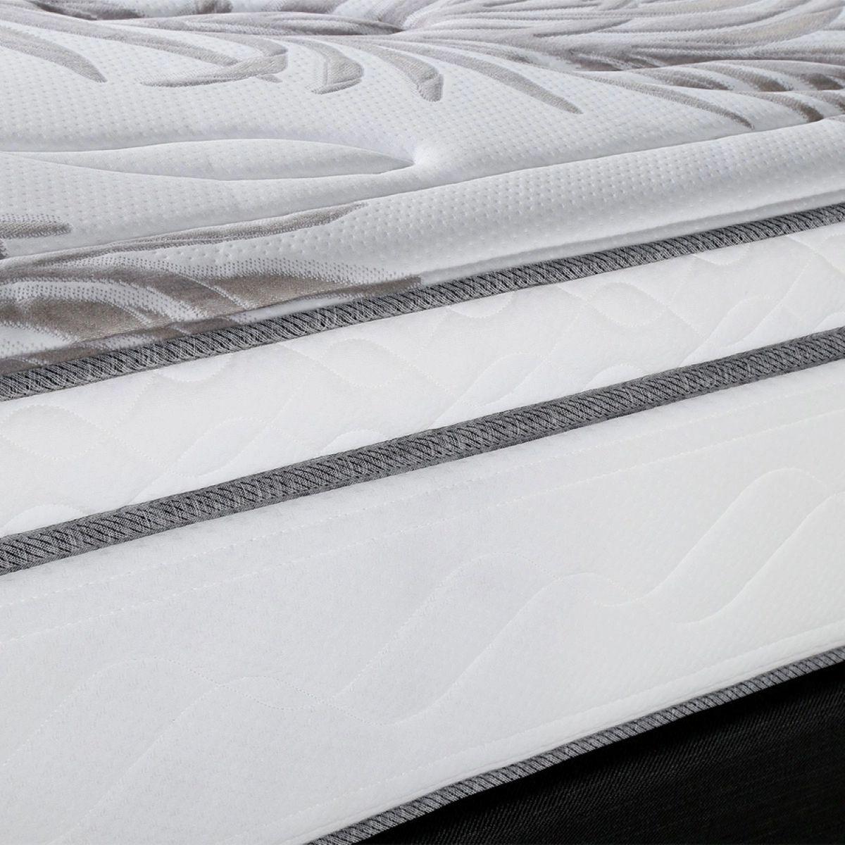 Cama Europea Neo Plus Super King + Almohadas Microfibra Feel-5