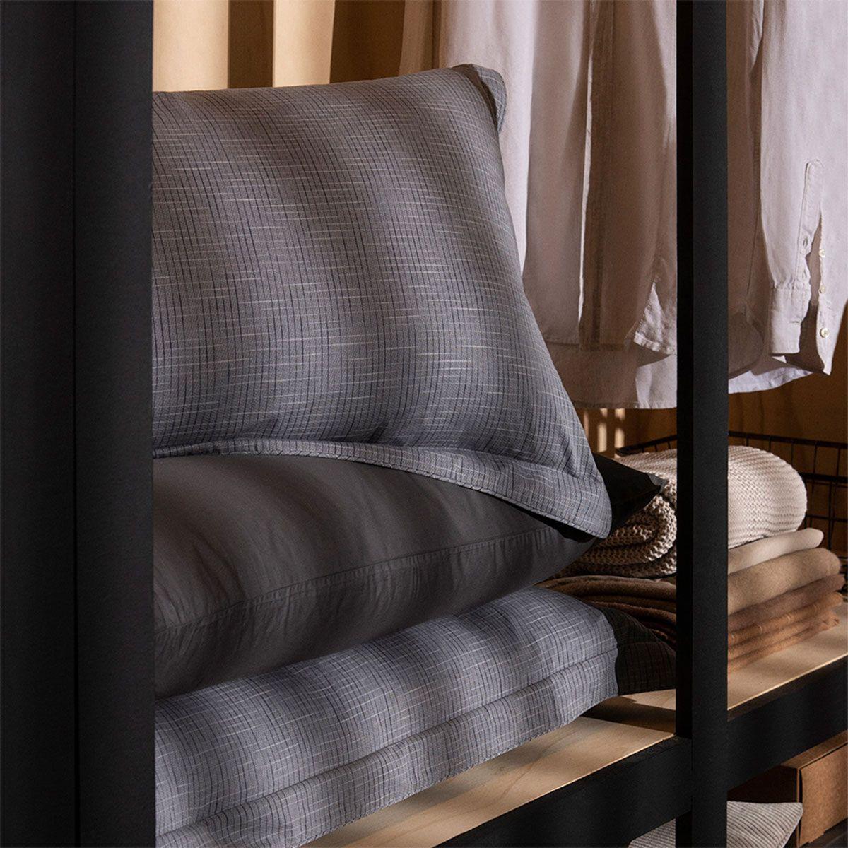 Funda Plumón Rosen Algodón Sergio Arias Slub 2 Plazas Stone-2