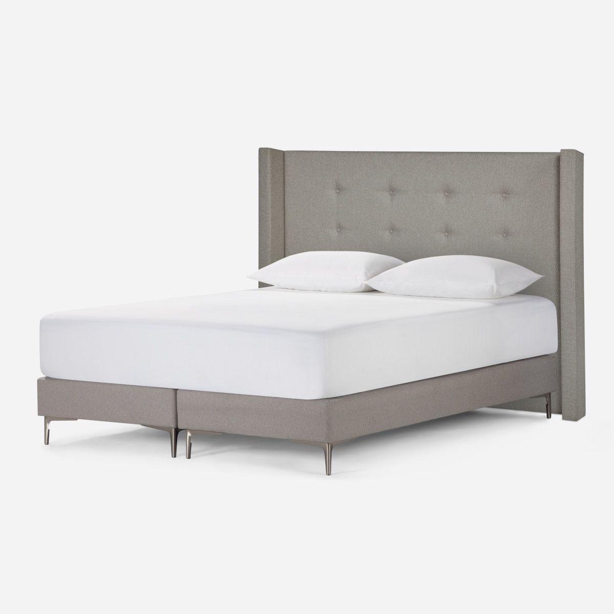 Respaldo Brickell Super King Gris-2