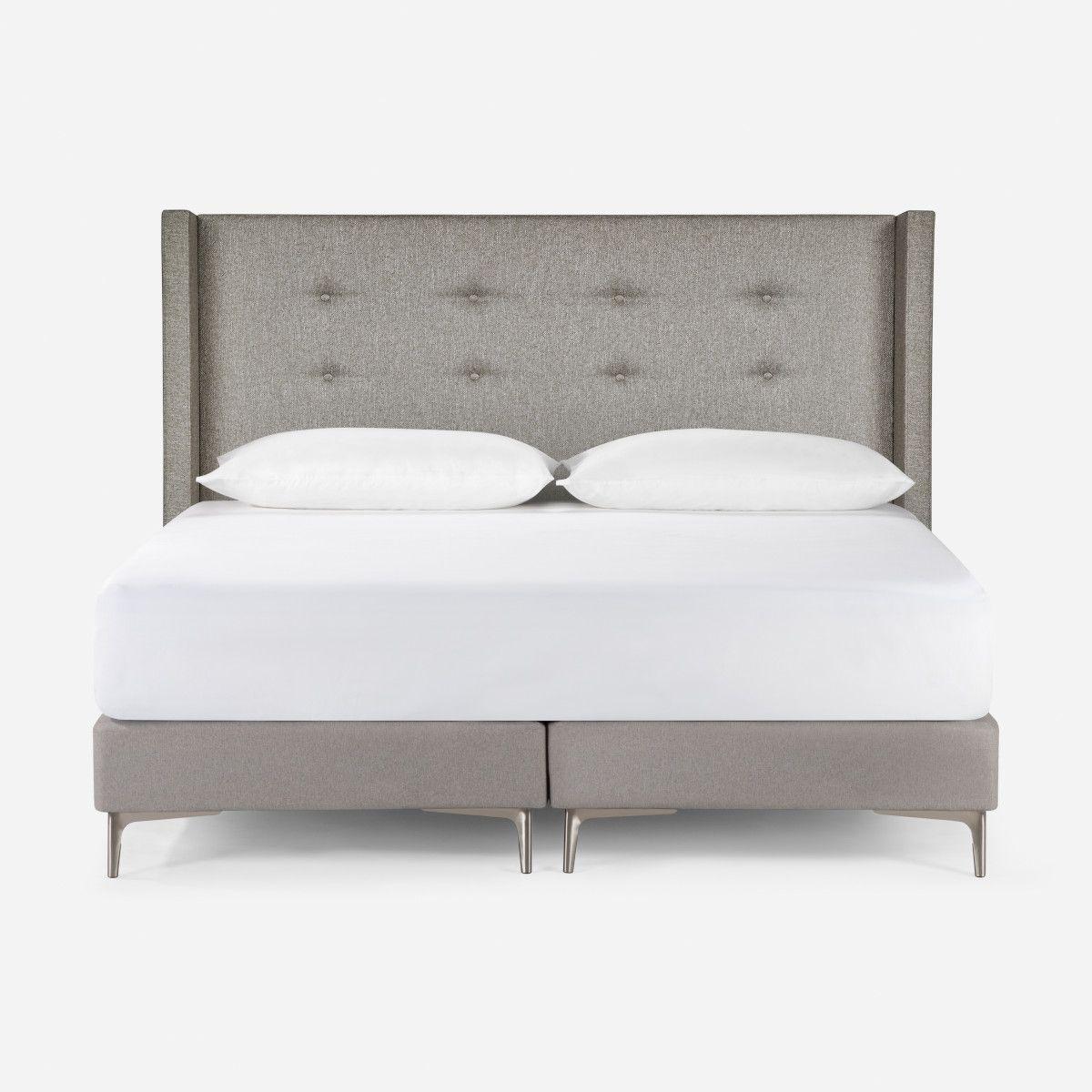 Respaldo Brickell Super King Gris-3