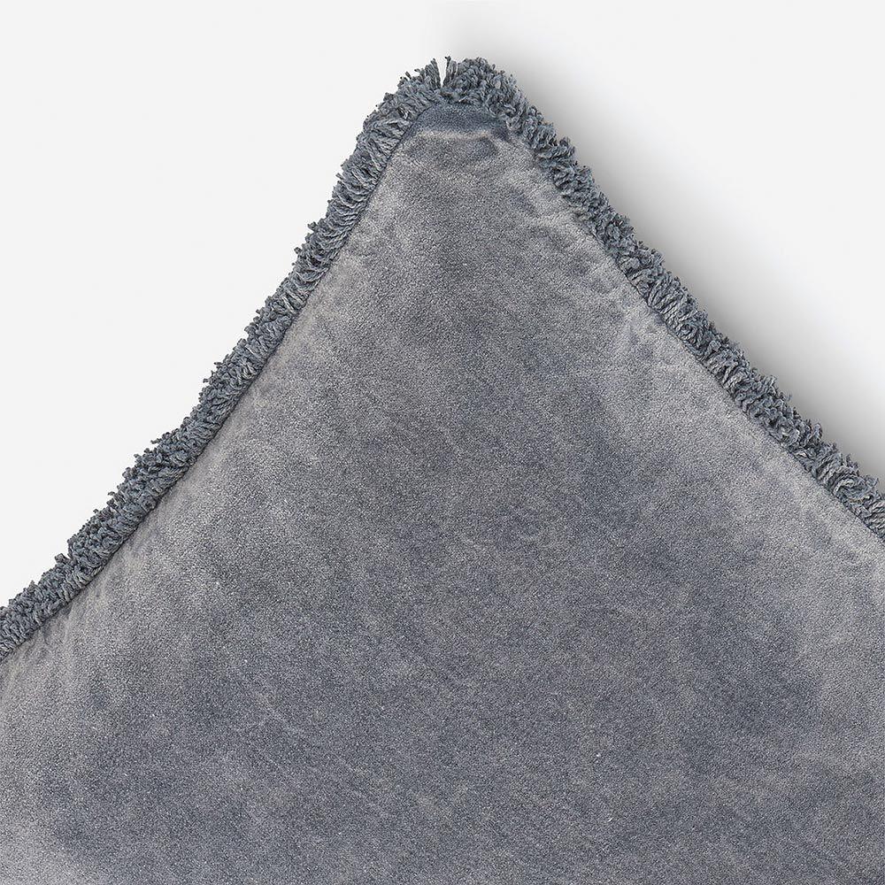Funda Cojín Velvet Flecos Stone 60X40 cm-1