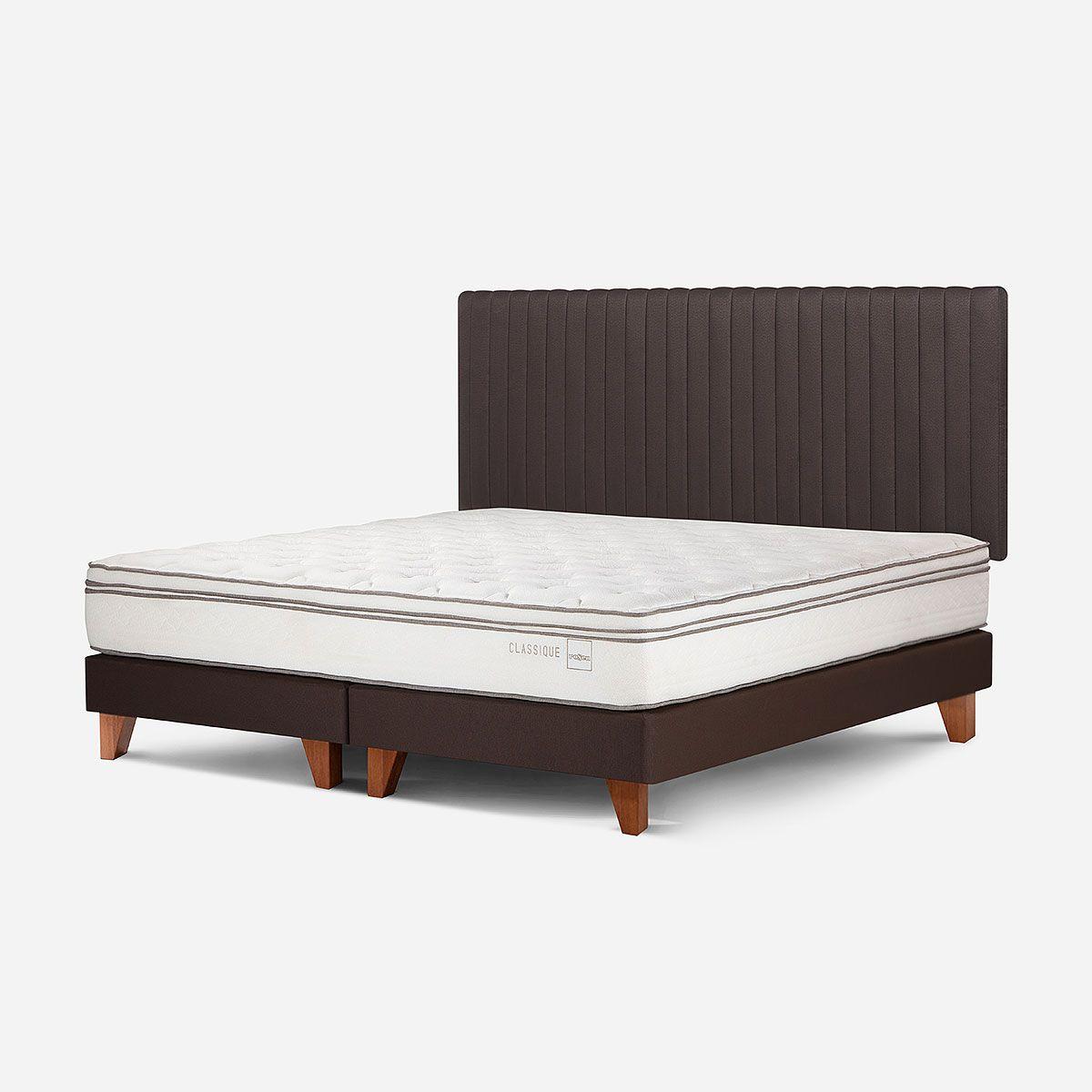Cama Classique+ King + Respaldo Lucio-2