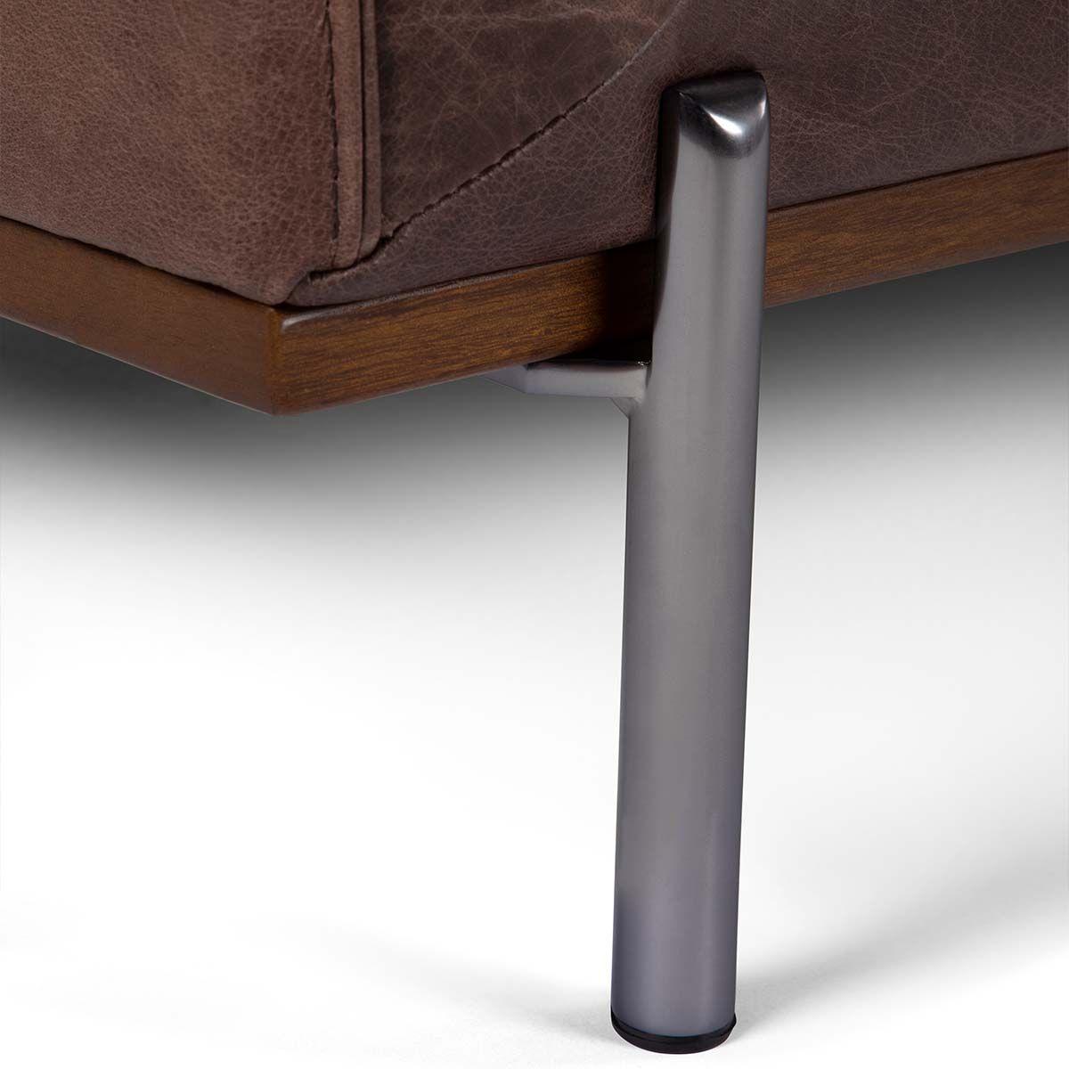 Sofá Rosen Westwood 2 Cuerpos Cuero Moro-7