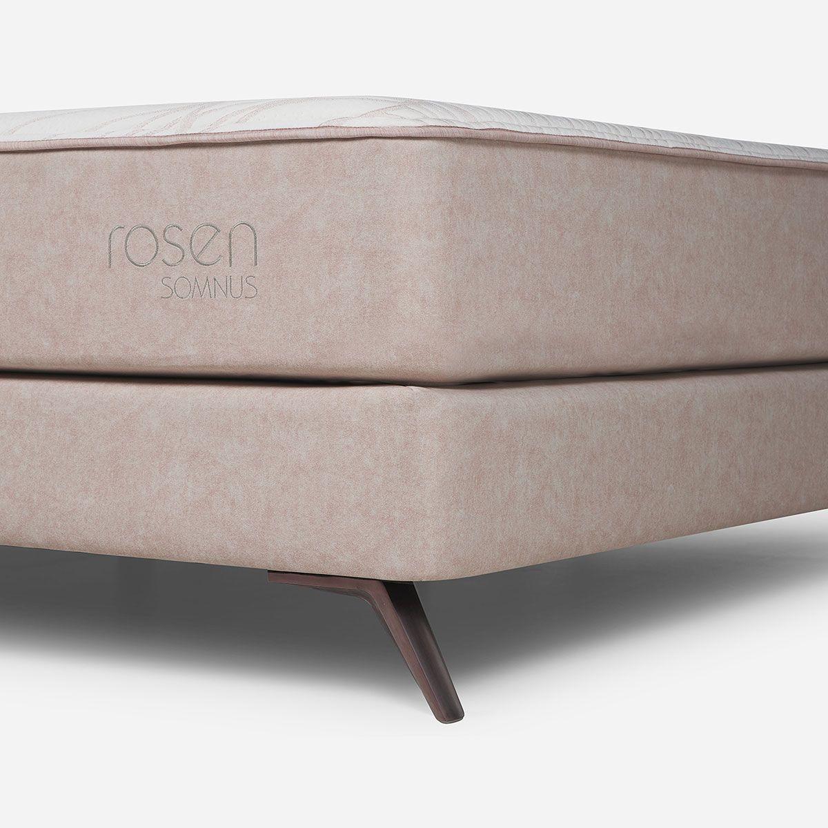 Box Spring Rosen Somnus 2 Plazas 150 x 200 cm Rose II-2